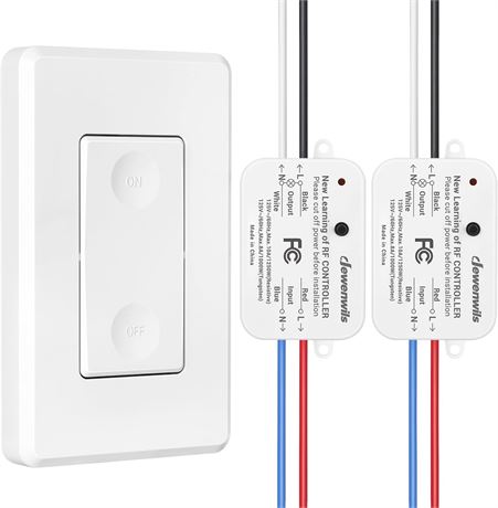 Interrupteur sans fil DEWENWILS 10A 1200W kit