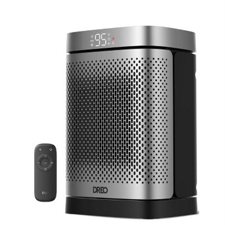 Chaufferette céramique oscillante portable Dreo 1500 W Atom Core + télé.
