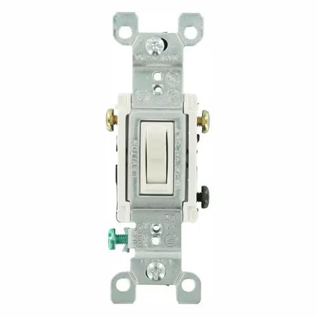 LOT DE 6 - Interrupteur va-et-vient 15 A blanc