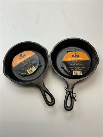 Mini poêles en fonte – lot de 2