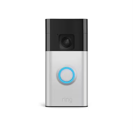 Sonnette à batterie vidéo HD avec vision tête aux pieds et audio bidirectionnel