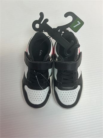 Soulier blanc/noir garçon George gr.7