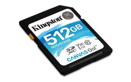 Carte mémoire Kingston Canvas Go 512 Go